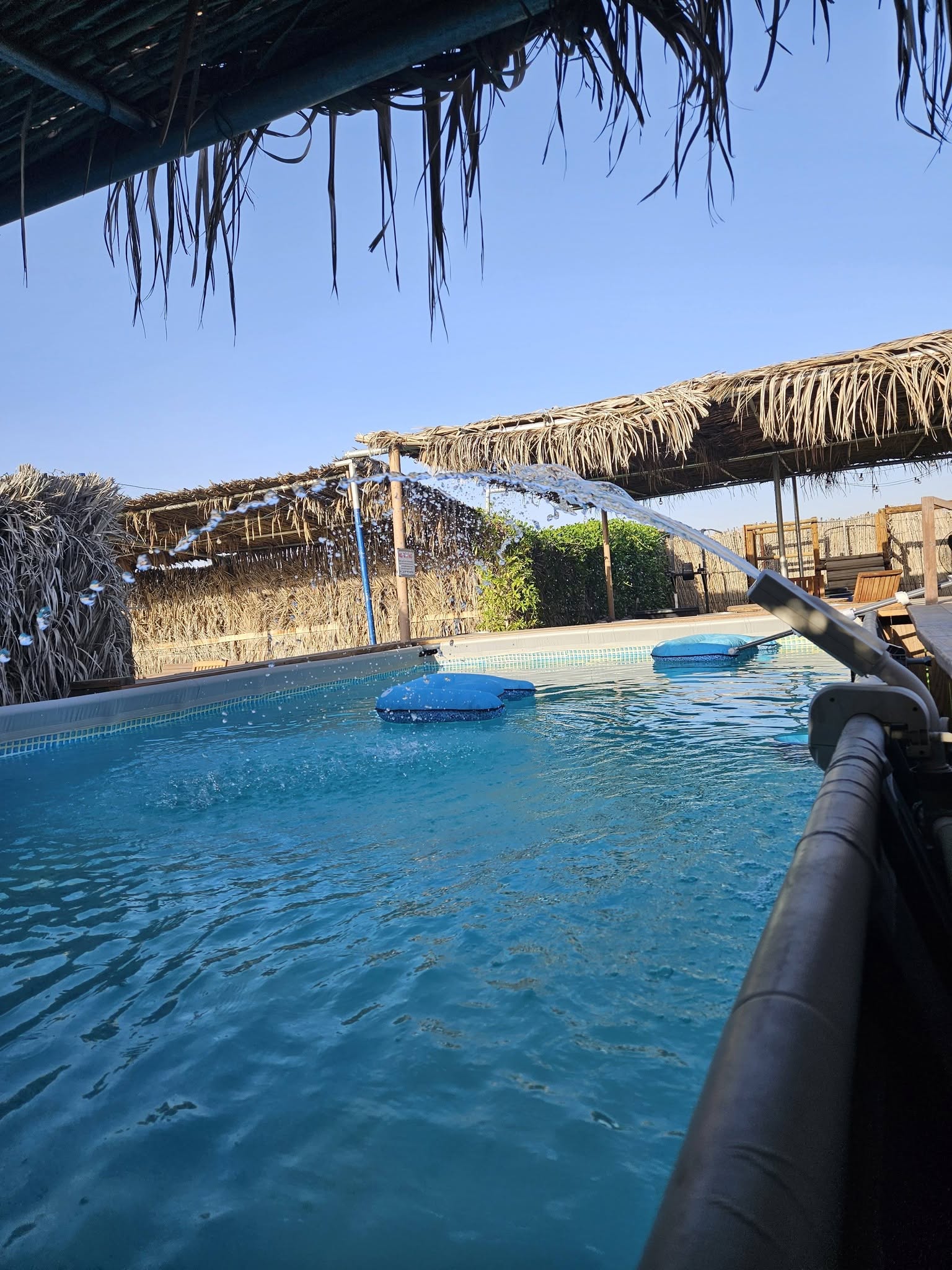 The pool at Inkampu