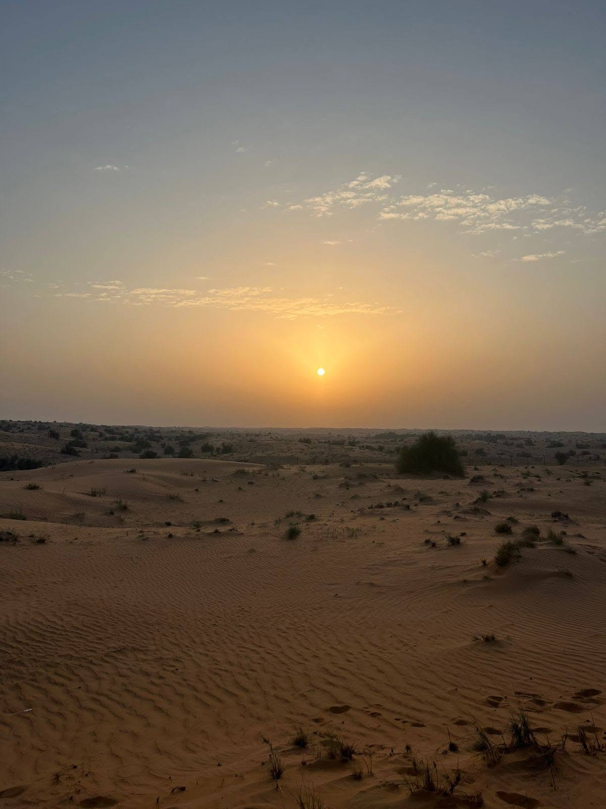 Sunrise over the dunes