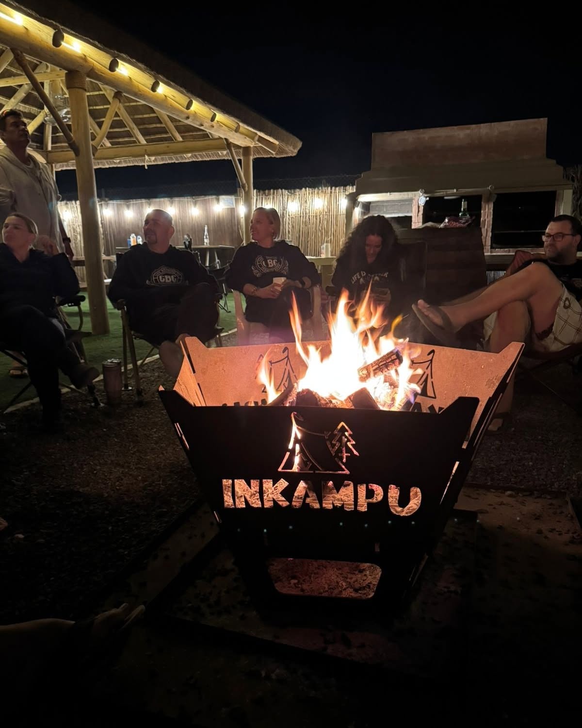 Evening around the fire pit